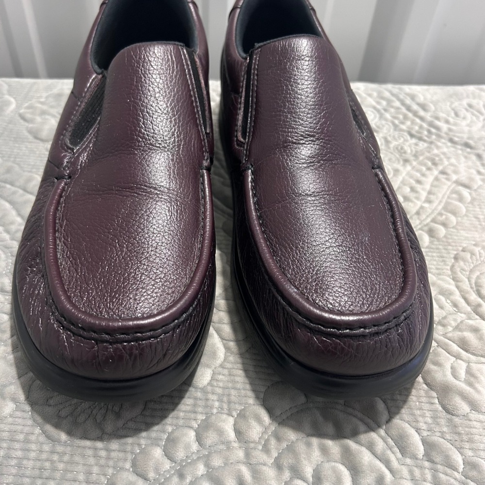 SAS Aden Mens Diabetic Surgery Leather Slip On Loafers Tripad Comfort Shoe 13.5